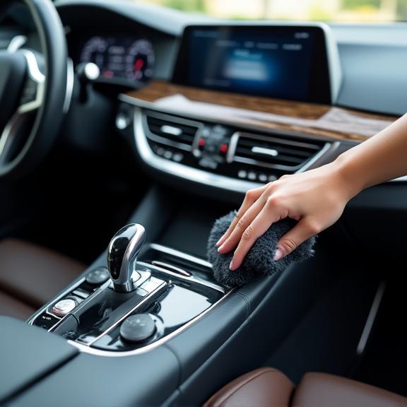 Nettoyage intérieur voiture luxe