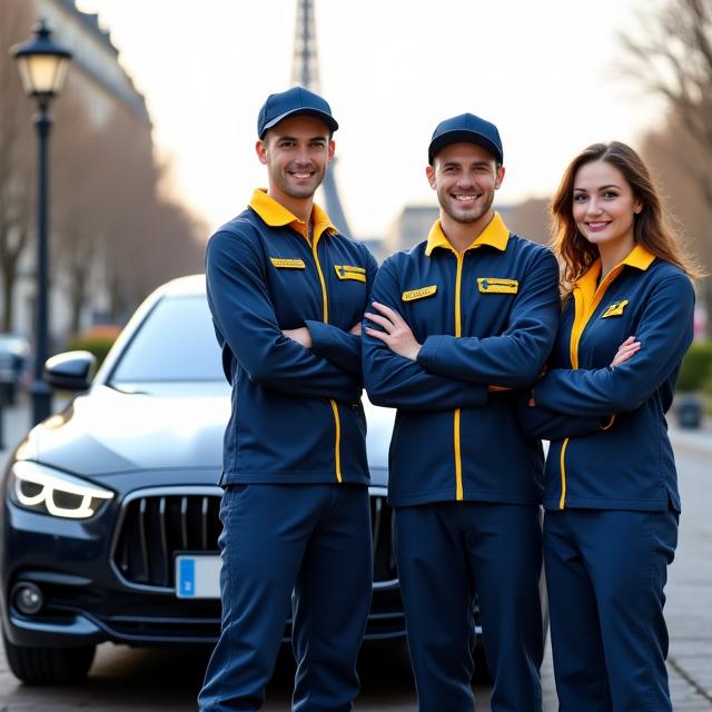 Équipe detailing professionnelle Paris